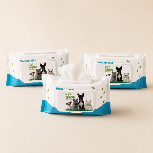 Feuchttücher Hund & Katze 3×100 Stk.