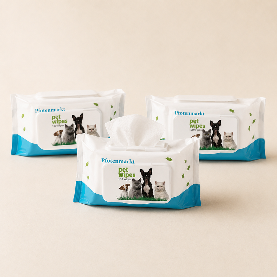 Feuchttücher Hund & Katze 3×100 Stk.