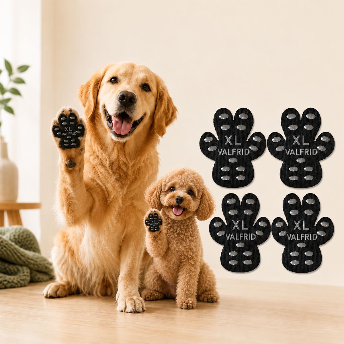 Anti-Rutsch Pfotenpads für Hunde