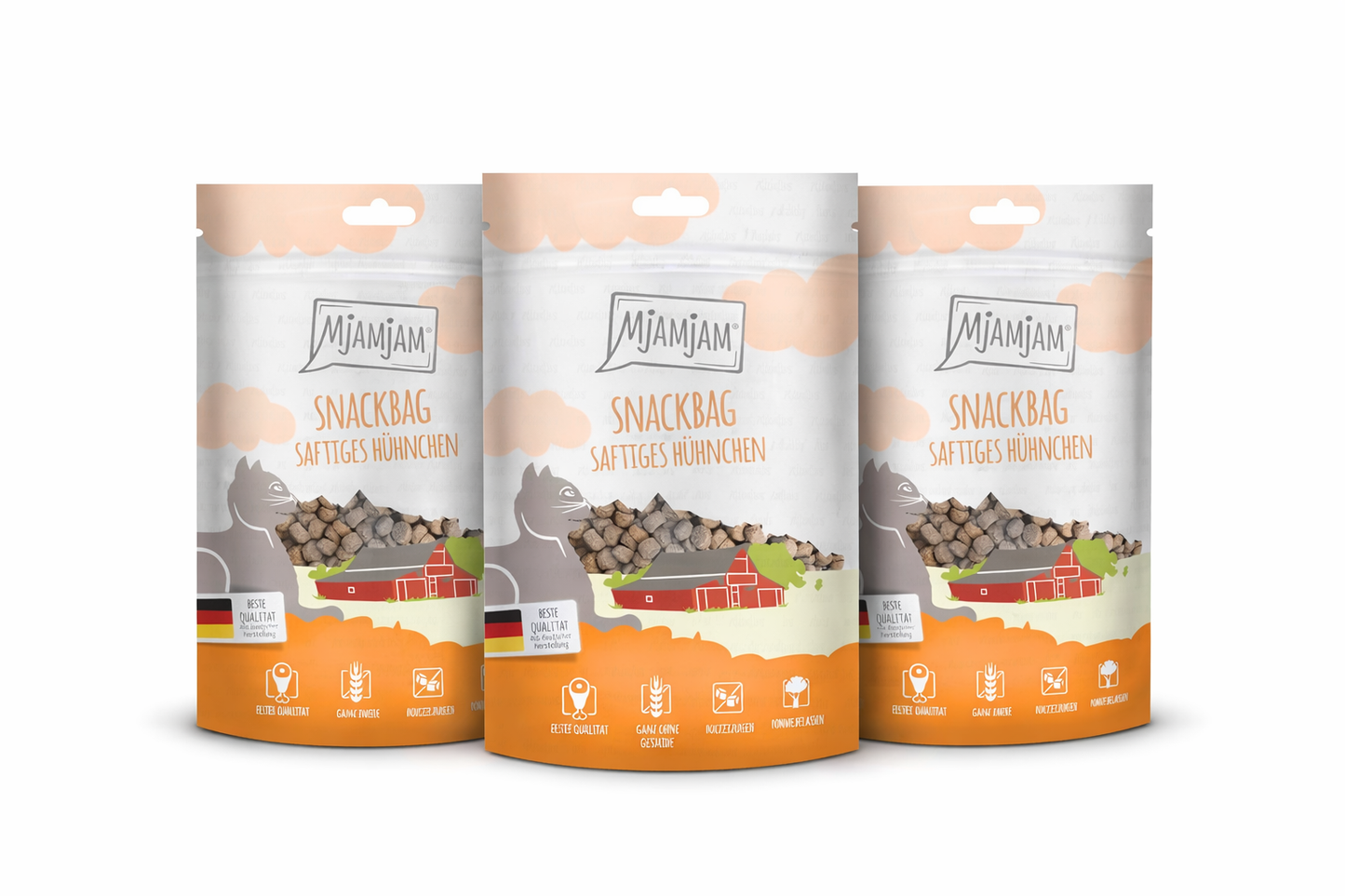 MjamMjam – Premium Fleisch-Snacks (125g, getreidefrei)