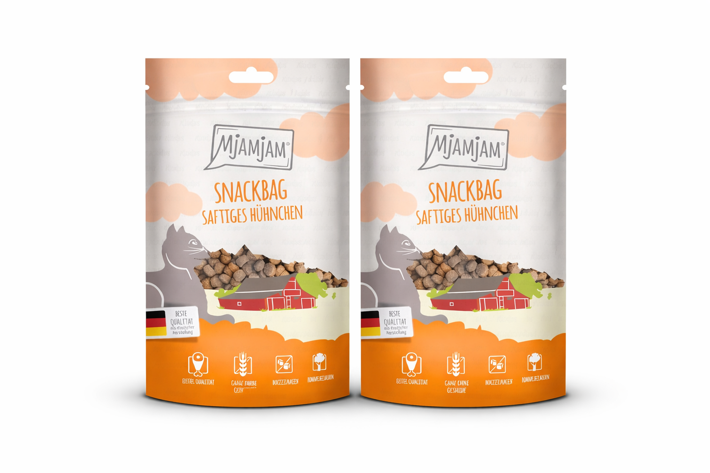 MjamMjam – Premium Fleisch-Snacks (125g, getreidefrei)
